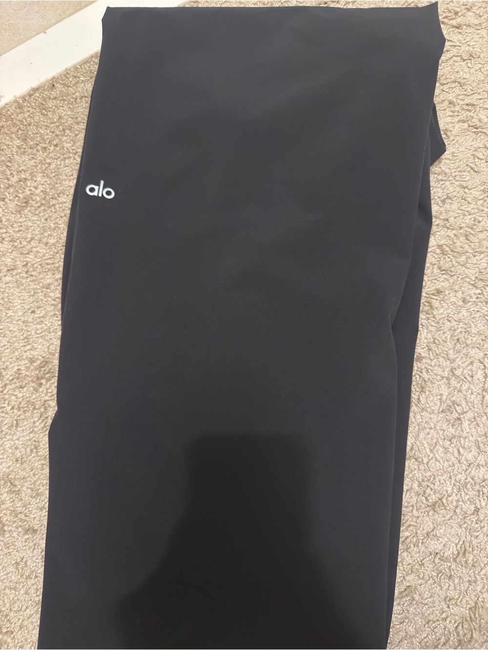 ALO Yoga Black Wide-Leg Lounge Pants - Picture 3 of 5